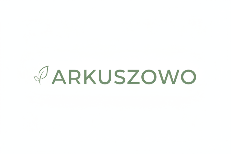 Logo Arkuszowo minimalistyczne